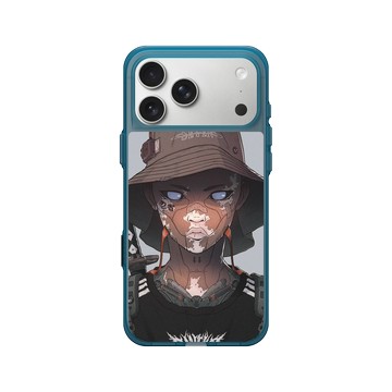 iPhone 17 Pro Max Clear (相機按鈕) 夜幕藍 - Davey Perkins - 太空忍者