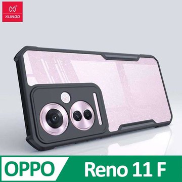 XUNDD 甲蟲系列 OPPO Reno 11 F 防摔保護軟殼 炫酷黑