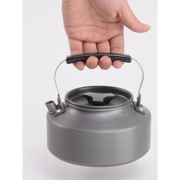 戶外燒水壺茶壺露營野炊1.1L家用便攜式野外泡茶專用熱水壺咖啡壺