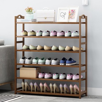 簡易鞋架子家用經濟型放小門口多層防塵收納神器室內好看實木鞋柜