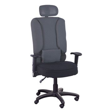 【綠活居】柯本  時尚雙色網布高背辦公椅-70x52117-125cm免組