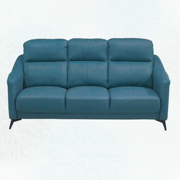 文創集 米雅灰耐磨皮革獨立筒三人座沙發椅-201x91x102cm免組