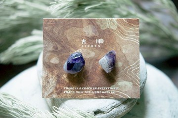 CRACK | 礦物系耳環 |  EARRINGS