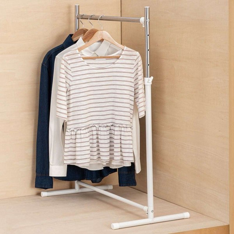 縦横伸縮ハンガーラックシングル ヴェルサ2 シングル ニトリ 玄関先迄納品 1年保証 通販 Lineポイント最大get Lineショッピング