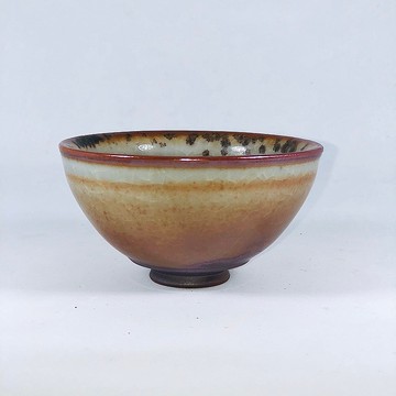 【唯一手作】柴燒 志野茶碗JC065