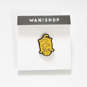 【徽章】虎插畫【研磨漆藝】