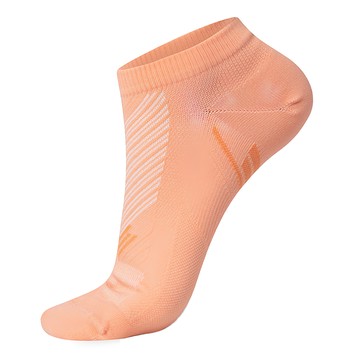 DeParee 蒂巴蕾 瞬吸快乾消臭襪 斜線款 無縫織法 耐穿不磨腳  M  粉橘色