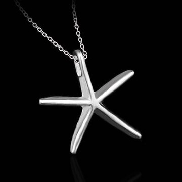 現貨+預購 925純銀項鍊 吊墜-精選時尚海星造型母親節生日情人節禮物女配件73ad120【獨家進口】【米蘭精品】