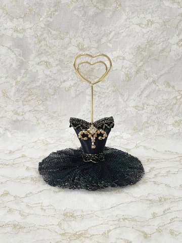 芭蕾舞裙×夾子支架 黑色款