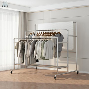 免運 晾衣架 戶外晾曬架 掛衣架 陽台掛架 曬衣架 晾衣架落地鍍鋅鋼管晾曬架戶外陽臺防風曬被子加厚加粗掛衣桿衣架特惠/工廠現貨 店長推薦 全館折扣 售後保障 m5322