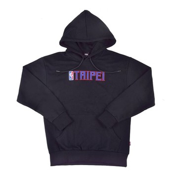 NBA TAIPEI 球衣電繡 連帽T恤 黑色-NBAHOB_TPE