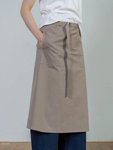 鹿造LUZAO  半身工裝風圍裙 男女同款