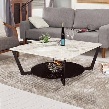 Boden-洛斯娜3.3尺石面方型大茶几-100x100x41cm