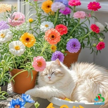 青禾園藝 太陽花種子 四季種植 多年生 花海種子 四季播種易活 四季開花不斷 室內外陽臺盆栽種植觀賞花卉種子