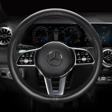 跨境亞馬遜熱銷方向盤套納帕紋皮革方向盤套 四季通用汽車把套