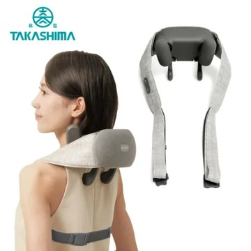 TAKASHIMA 高島頸舒系 頂級披肩 M-6183(免手持/斜方肌/揉捏/溫熱/肩頸按摩器)