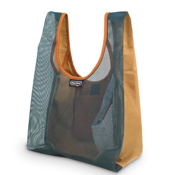 【murmur】可收納便當包｜網狀拼接帆布-凹豆 _廠商直送