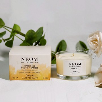NEOM 幸福愉悅 Happiness 迷你 香氛蠟燭 2.6oz／75G 香薰 蠟燭