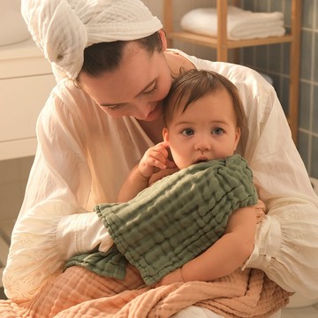 【L'Ange 棉之境】6層純棉紗布浴巾/蓋毯(多款可選)