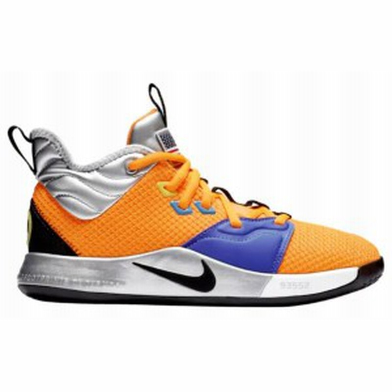 ナイキ キッズ レディース Nike Pg 3 Gs Nasa バッシュ Total Orange Black Met Silver ポールジョージ ミニバス 通販 Lineポイント最大1 0 Get Lineショッピング