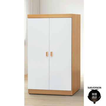 【顛覆設計】比斯特2.6尺推門衣櫥