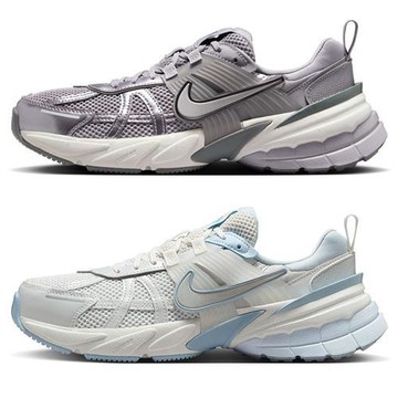 Nike 休閒鞋 女鞋 復古 V2K Run 灰紫/水藍灰白【運動世界】FD0736-008/FD0736-009