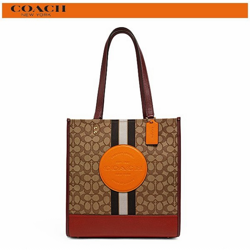 コーチ アウトレット レディース トートバッグ バッグ Coach デンプシー シグネチャー ジャカード ストライプ コーチ パッチ 1917 カーキ サンビームマルチ 通販 Lineポイント最大0 5 Get Lineショッピング