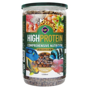 UP AQUA 雅柏 上浮型高蛋白營養飼料 ML  1250ml  1罐