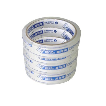 【龍品文創】四維 鹿頭 3/4"x40y 透明膠帶 PPS7-4個入- 18MM