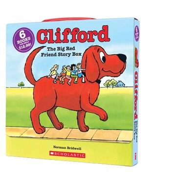 Clifford: The Big Red Friend Story Box 盒組6本 Scholastic出版社旗艦店