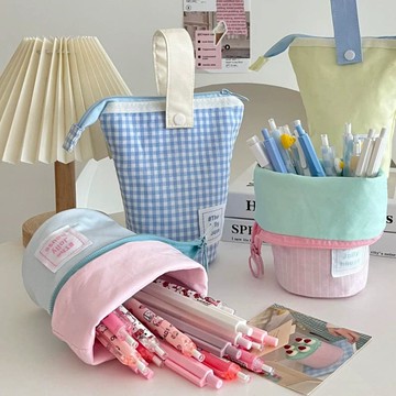 ??雙12驚喜禮??繽紛馬卡龍色系可站立筆袋