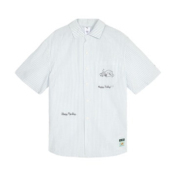 [ACS] Puma 短袖襯衫 MSC Graphic MondaySleepingClub 聯名 藍 638985-77
