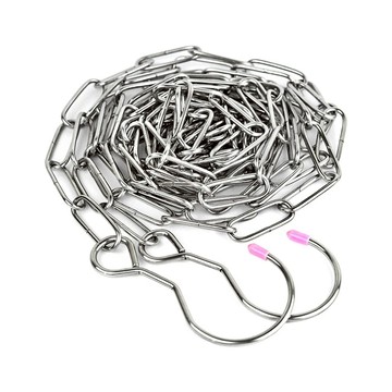 德利生活 不鏽鋼防風萬用晾曬鏈 5米強力承重防滑  1條