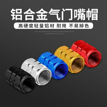 🔥臺灣24H🔥汽車輪胎氣嘴帽 鋁閤金氣門嘴 氣嘴蓋 車用帽子 汽車輪胎氣門芯帽 汽車 機車 鍍鈦 氣嘴 真空胎氣嘴蓋 風