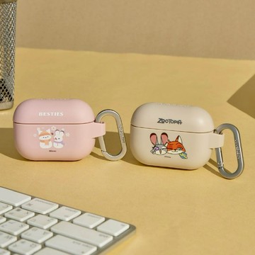 【TOYSELECT】Disney動物方城市-茱蒂與尼克的大頭款強悍防摔AirPods保護套