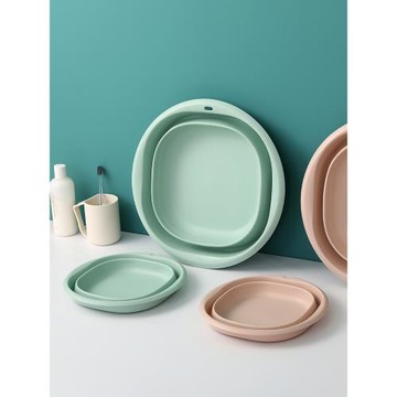 可折疊洗臉盆家用便攜式旅行壓縮小盆廚房洗菜盆伸縮洗衣盆塑料盆