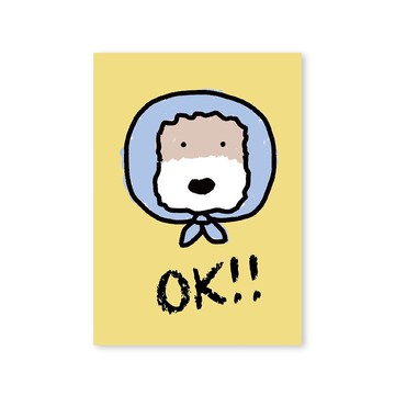 Wirefoxterrier 剛毛獵狐梗 明信片. OK