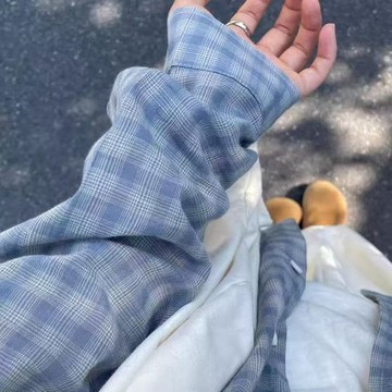 【夏季爆款】夏季薄款襯衫遮肉外套法式寬鬆慵懶風襯衣防曬開衫網圖FS1070-p36