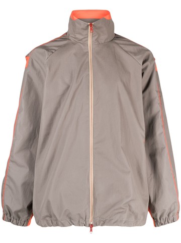 Robyn Lynch - zip-up lightweight jacket - men - Polyester/Recycled Polyester/Cotton - L - Brown