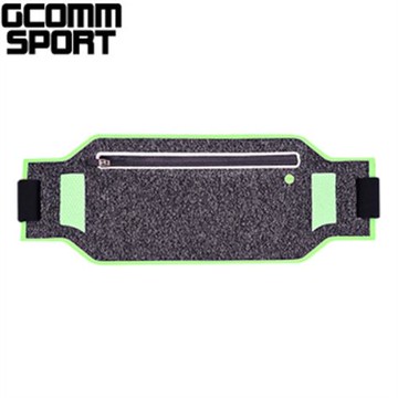 GCOMM SPORT  萊卡輕薄貼身防汗水音樂腰包 螢光綠