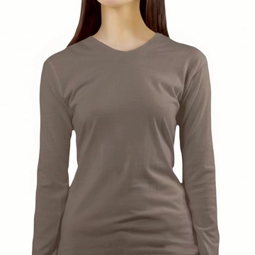 non-no 儂儂 女款 刷毛內衣 3件  粉杏  L~LL