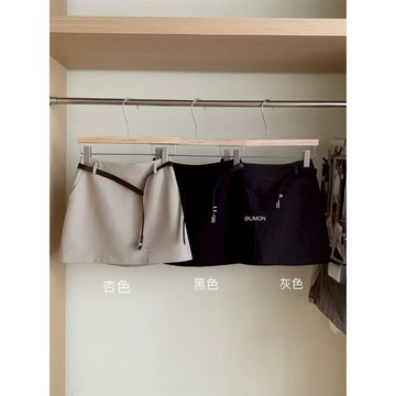 【太妮絲LE135】現貨 高級感西裝短裙 顯瘦 小裙子 顯瘦 OL 包臀 A字裙 西裝裙 半身裙 短裙 檸檬家 THE