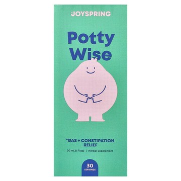 JoySpring, Potty Wise，1 液量盎司（30 毫升）