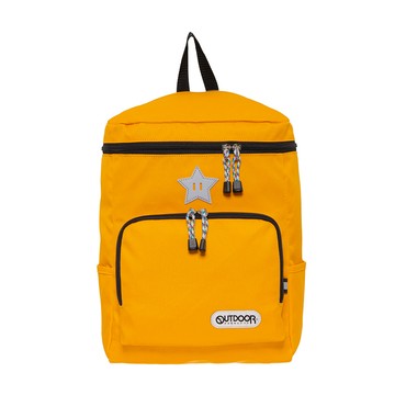 【OUTDOOR】風格前線星星方款後背包-黃色 OD153337YL