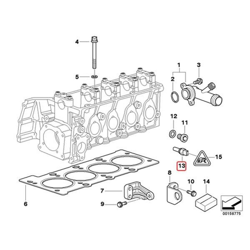 BMW E87 E88 E82 F20 水温センサー/油温センサー/ダブルテンプスイッチ