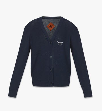 Logo Embroidery Knit Cardigan