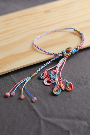 春秋手作繩編 | 鳳尾結手繩 | 編繩顏色可指定