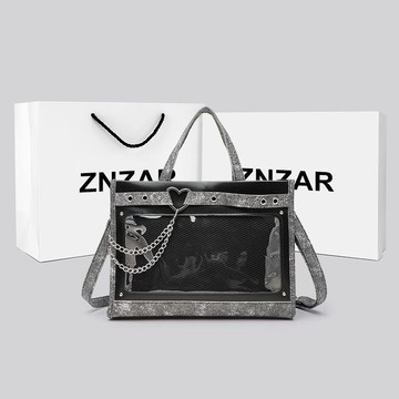 Bag House👜 【3023人好評】ZNZAR痛包正版二次元時尚鏈條闇黑朋克中食量手提單肩斜挎包