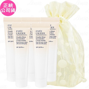 ESTEE LAUDER 雅詩蘭黛 粉持久天生美肌乖乖乳SPF20 PA++(15ml)*5旅行袋組(公司貨)