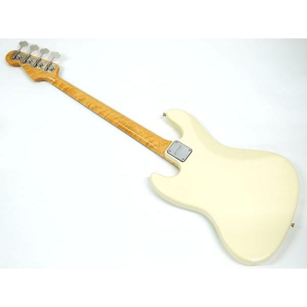 Custom Guitars KNJB Bird's eye Maple Neck Vintage White 国産 ジャズベース エレキベース KN1747